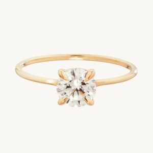 The Swan Solitaire Lab-Grown Diamond Ring