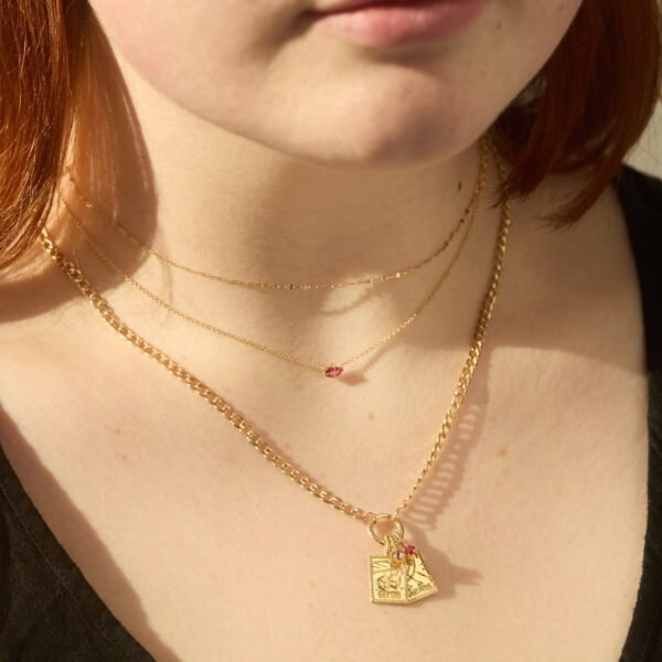 Twelve Stars Zodiac Charm, Gold & Diamond - Image 8