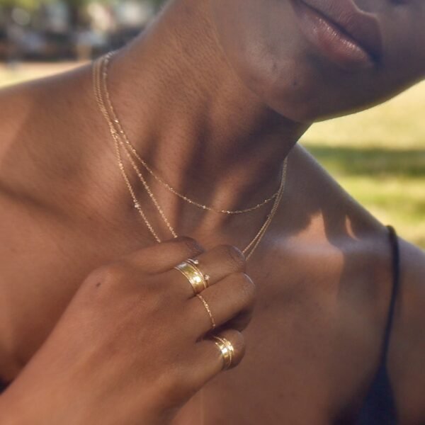 Twisted Stacker Gold Ring - Image 5