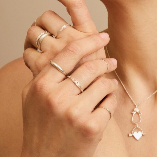 Little Blossom Silver Ring - Image 4