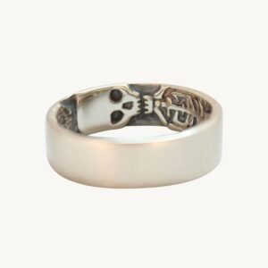 Skeleton Band Memento Mori Ring