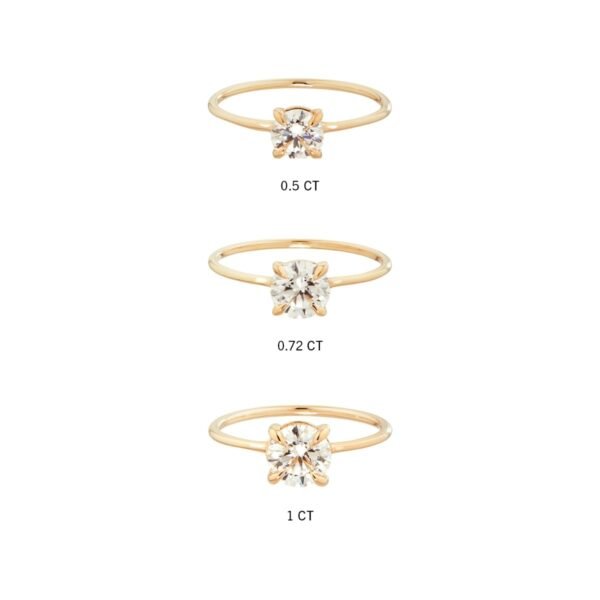 The Swan Solitaire Lab-Grown Diamond Ring - Image 2