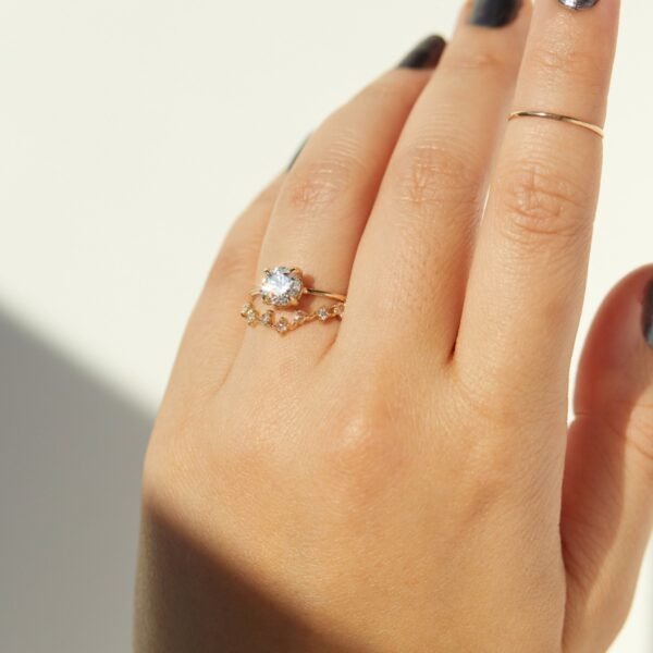 The Swan Solitaire Lab-Grown Diamond Ring - Image 7