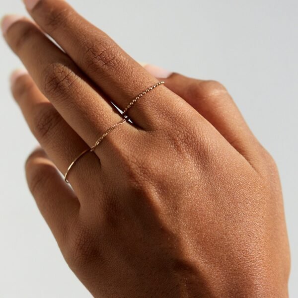 Little Disco Gold Chain Ring - Image 2