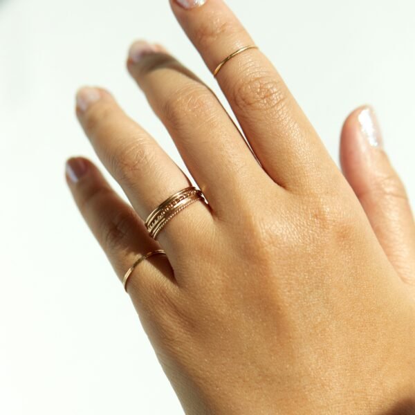 Little Disco Gold Chain Ring - Image 5