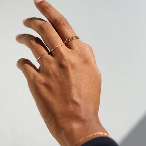 Little Disco Gold Chain Ring - Image 3