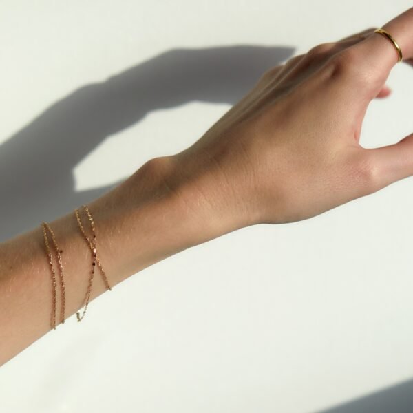 Tinsel Bracelet, Yellow Gold - Image 8