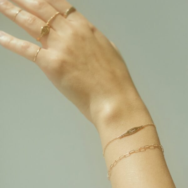 Cygnet Bracelet, Yellow Gold - Image 3