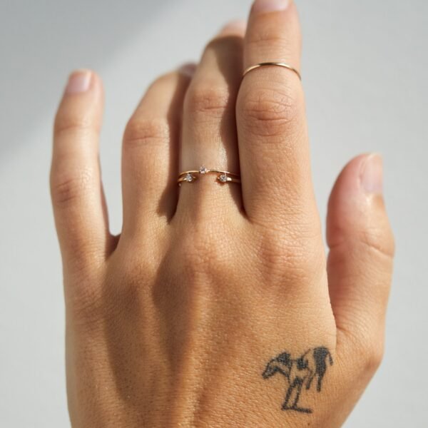 Diamond Fizz Ring, Petite - Image 3
