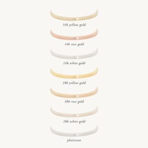 Catbird Classic Wedding Bands, Flat Band, 1mm