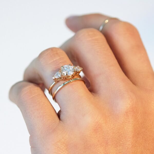 Catbird Classic Wedding Bands, Flat Band, 1mm - Image 4