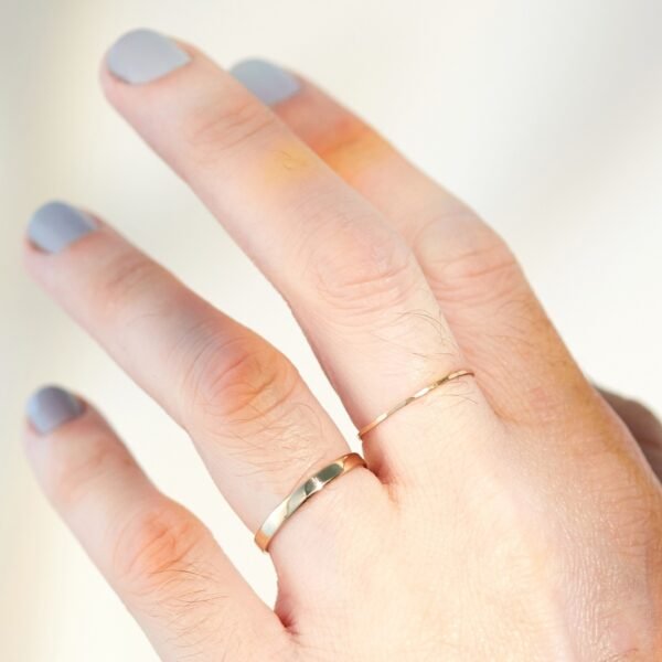Catbird Classic Wedding Bands, Flat Band, 2mm - Image 4