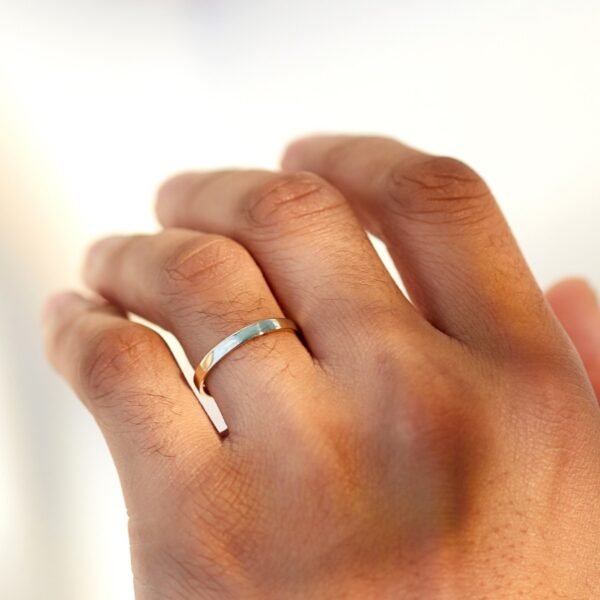 Catbird Classic Wedding Bands, Flat Band, 2mm - Image 2