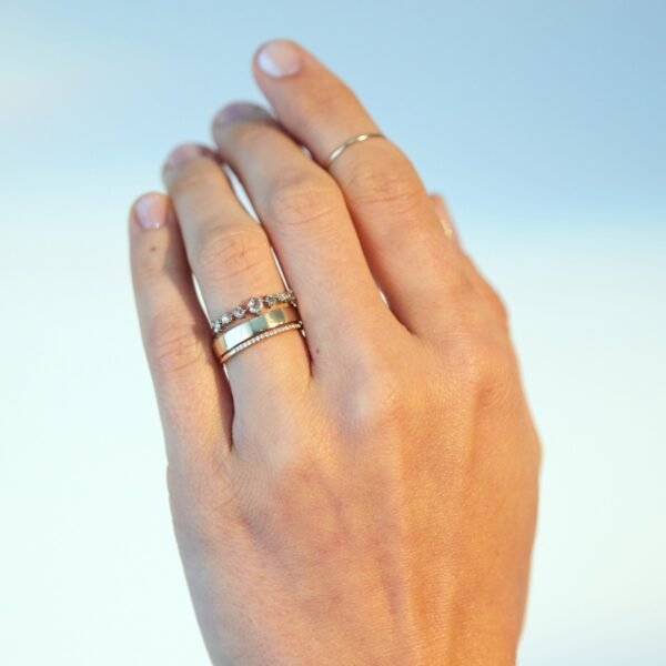 Catbird Classic Wedding Bands, Flat Band, 3mm - Image 3