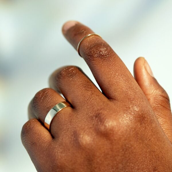 Catbird Classic Wedding Bands, Flat Band, 5mm - Image 2
