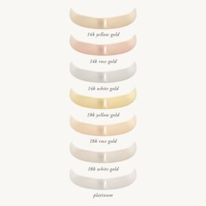 Catbird Classic Wedding Bands, Half Round Band, 3mm
