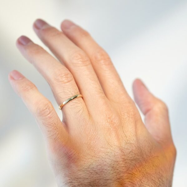 Catbird Classic Wedding Bands, Half Round Band, 2mm - Image 4