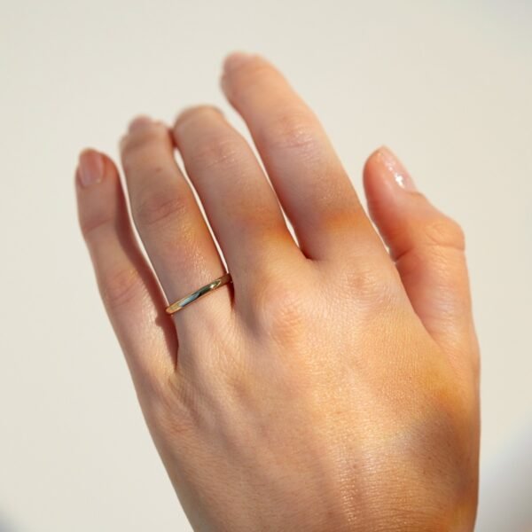 Catbird Classic Wedding Bands, Half Round Band, 2mm - Image 2