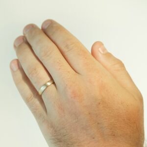 Catbird Classic Wedding Bands, Half Round Band, 4mm