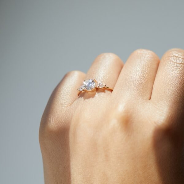 Violette the Swan Diamond Ring - Image 3