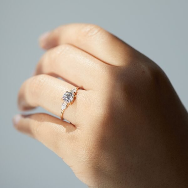 Violette the Swan Diamond Ring - Image 2