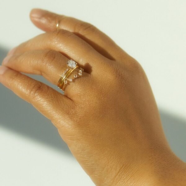 Curved Snow Queen Ring - Image 2