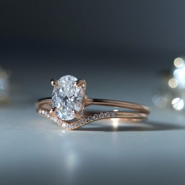 The Swan Solitaire Oval Lab-Grown Diamond Ring - Image 12