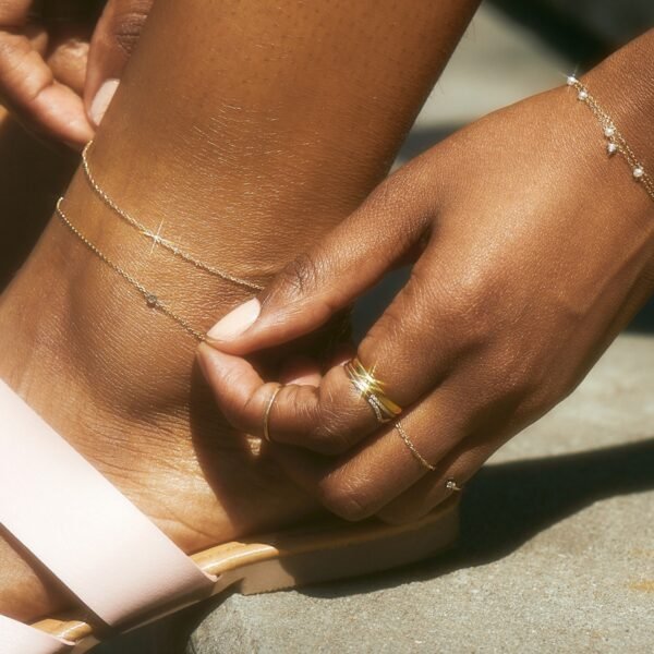 Sweet Nothing Gold Anklet - Image 6