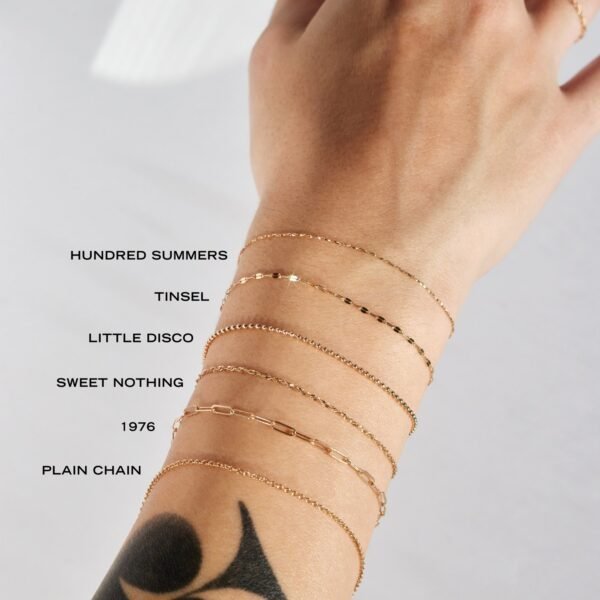 Tinsel Bracelet, Yellow Gold - Image 14