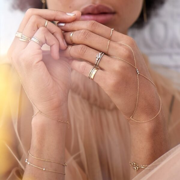 Fairy Light Eternity Diamond Band - Image 7