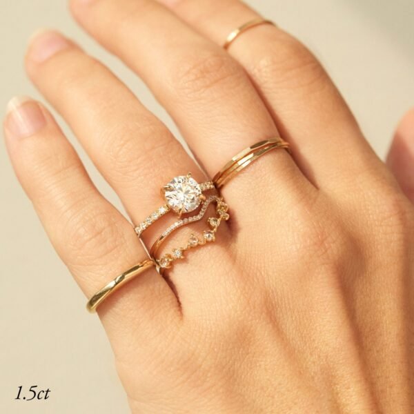 The Grand Swan Solitaire Supreme Lab-Grown Diamond Ring - Image 2