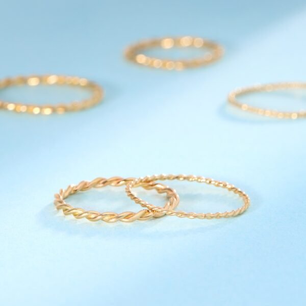 Grand Twisted Stacker Ring - Image 7