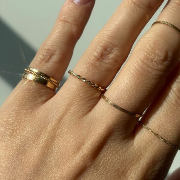 Grand Twisted Stacker Ring - Image 4