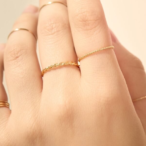 Grand Twisted Stacker Ring - Image 3