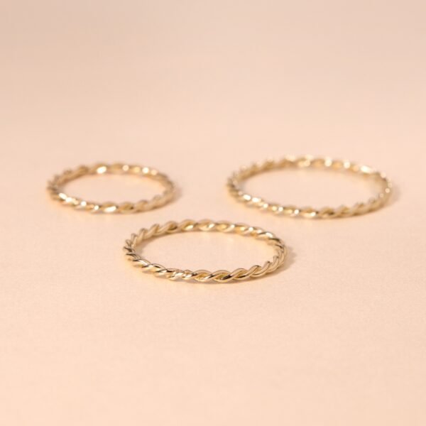Grand Twisted Stacker Ring - Image 6