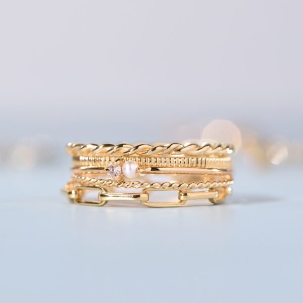 Grand Twisted Stacker Ring - Image 8