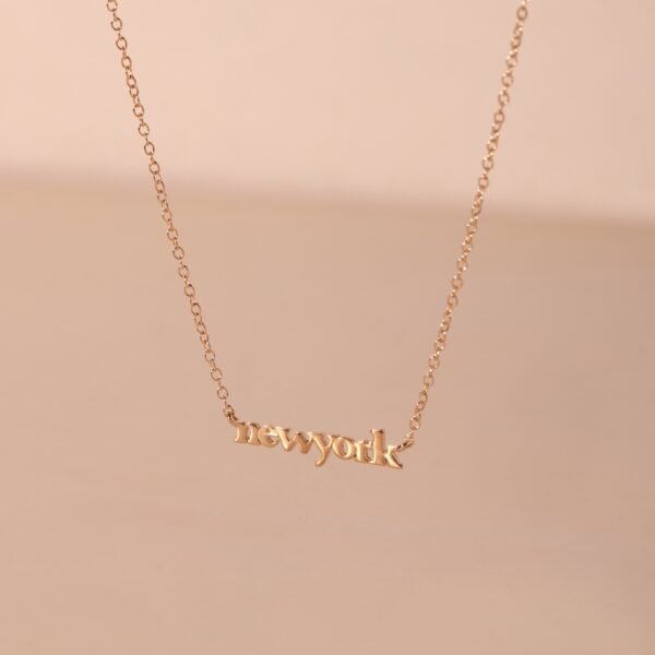 Tiniest Gold Name Necklace - Image 9