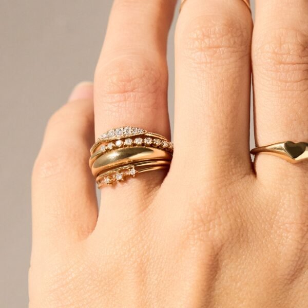 City Moon Diamond Ring - Image 3