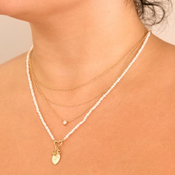 Memento Custom Gold Charm Holder Necklace,Memento Custom Gold Charm Holder Necklace - Image 11