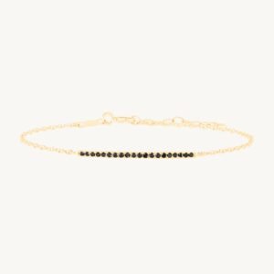 Fairy Light Black Diamond Bracelet