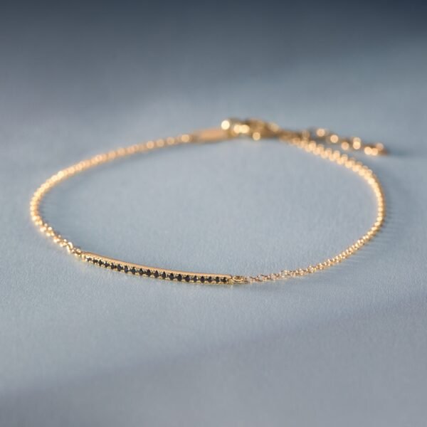 Fairy Light Black Diamond Bracelet - Image 4