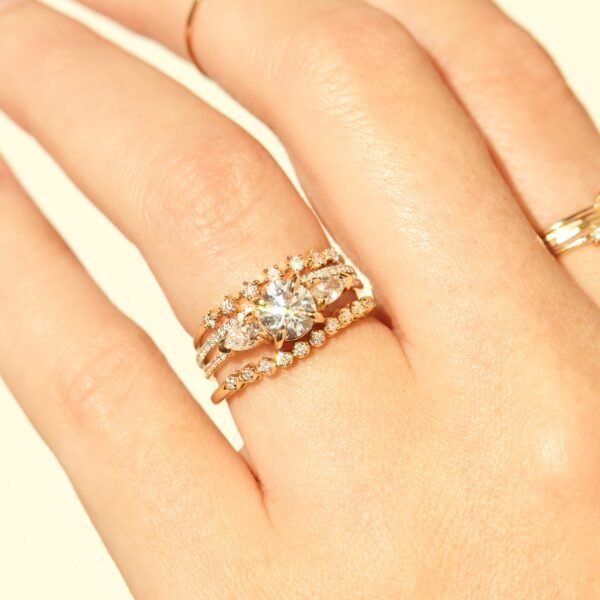 Fairy Light Eternity Diamond Band - Image 6
