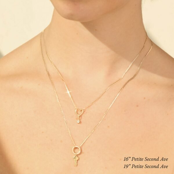 Memento Custom Gold Charm Holder Necklace,Memento Custom Gold Charm Holder Necklace - Image 8