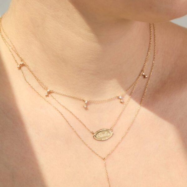 Cygnet Necklace, Yellow Gold - Image 4