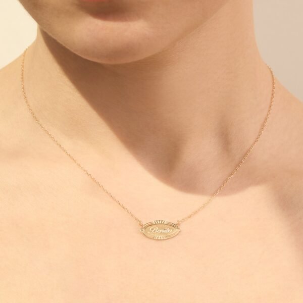 Cygnet Necklace, Yellow Gold - Image 2