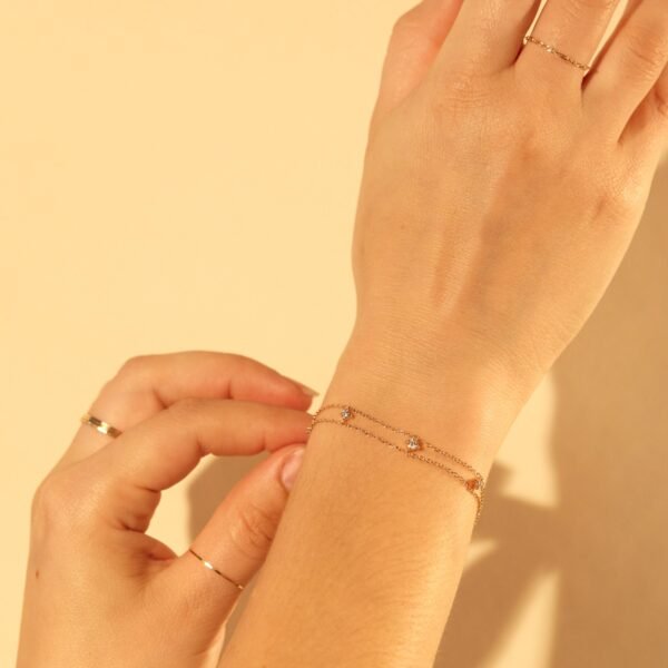 Evening Star Bracelet, Yellow Gold - Image 2