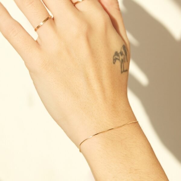 Little Slipper Gold Bracelet - Image 2