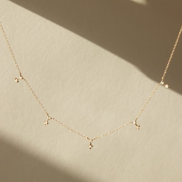 Diamond Moon Necklace - Image 9