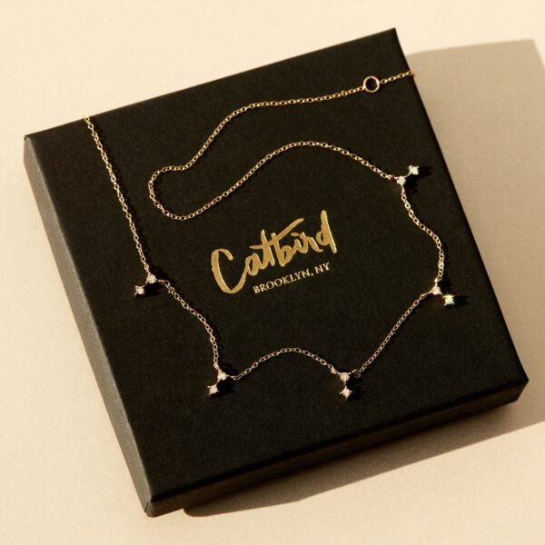 Diamond Moon Necklace - Image 8