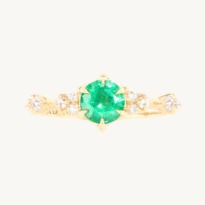 Holiday Emerald Ring
